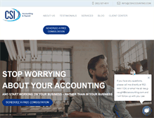 Tablet Screenshot of csiaccounting.com